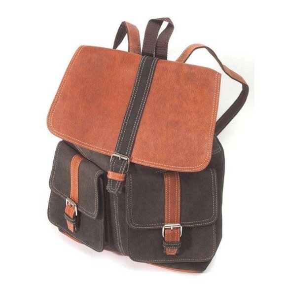 Adriana Handmade Leather Laptop Backpack 5 Color's Available - Picture 2 of 7